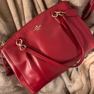 Genuine Coach - Medium Size Leather Bag